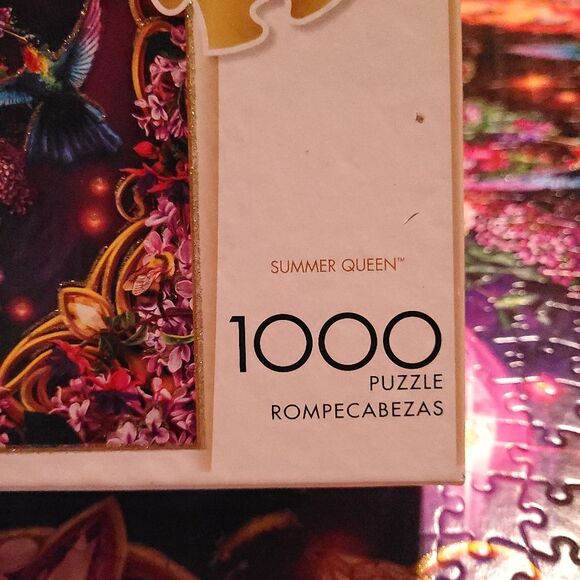 Flights of Fantasy Summer Queen Glitter Edition 1000 Piece Jigsaw Puzzle Buffalo - Picture 6 of 8